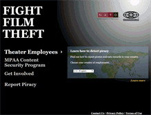 Tablet Screenshot of fightfilmtheft.org